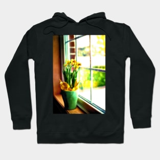 Daffodils On The Windowsill Hoodie